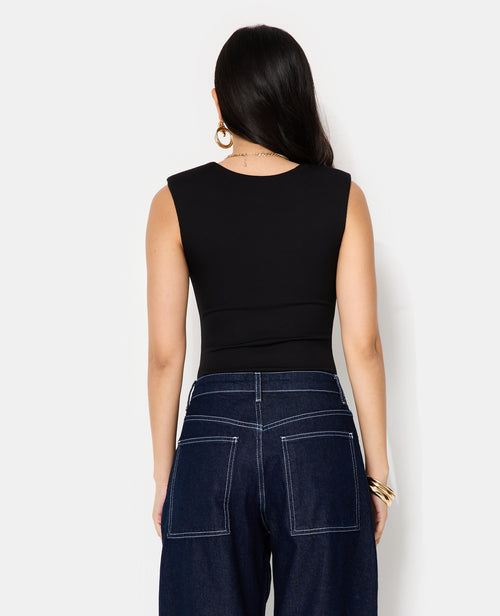 Body en maille côtelée avec épaulettes - PIMKIE - 6