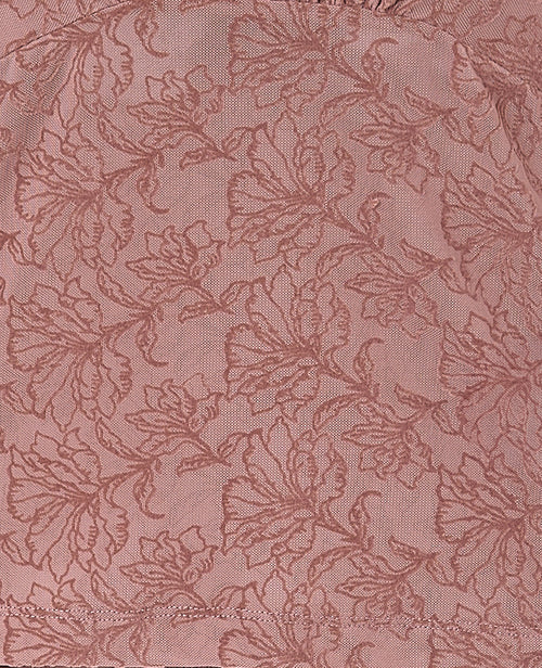 Top en résille avec motifs fleurs en velours - PIMKIE - 7