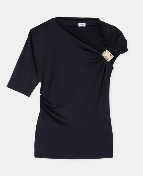 T-shirt asymétrique avec détail bijou - PIMKIE - 4