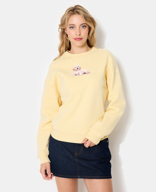 Sweat avec print chiot - PIMKIE - 1