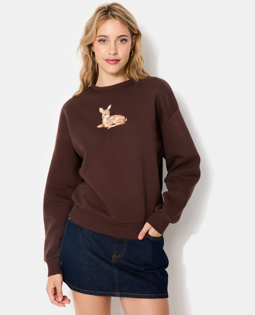 Sweat avec print faon - PIMKIE - 1