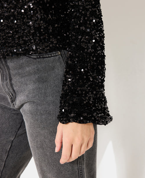 Top dos V avec sequins - PIMKIE - 2