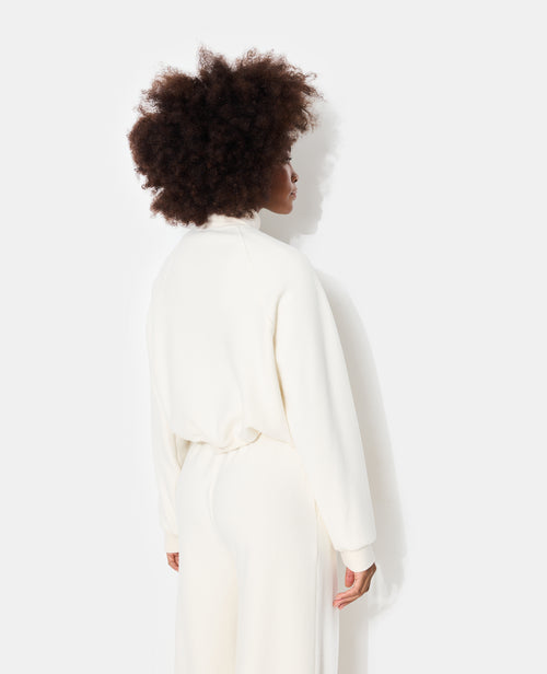 Sweat col zippé en molleton gratté - PIMKIE - 6