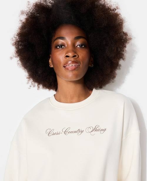 Sweat oversize avec print poitrine et dos - PIMKIE - 2