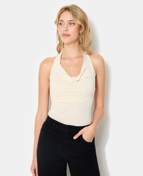 Body en maille stretch avec col bénitier - PIMKIE - 1