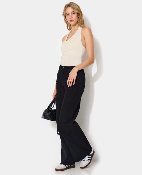 Body en maille stretch avec col bénitier - PIMKIE - 3