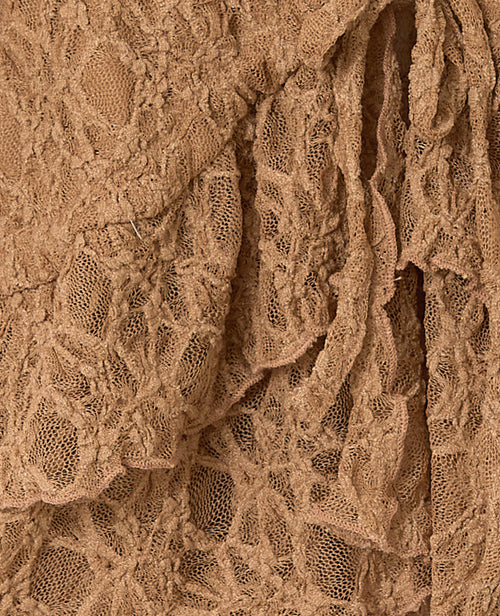 Top en dentelle avec nouettes et volants - PIMKIE - 9