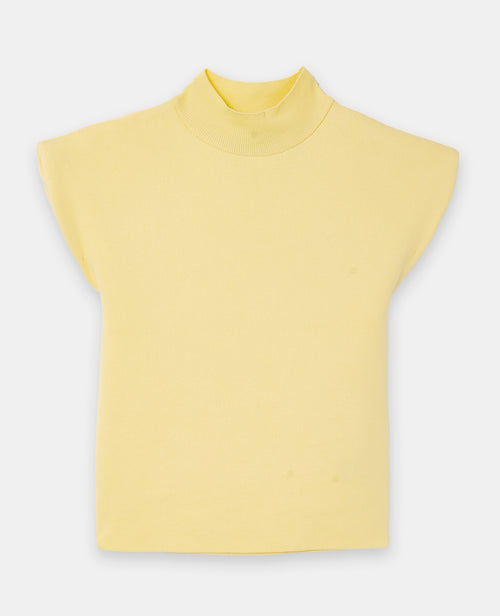 Pull sans manches col montant avec épaulettes - PIMKIE - 4