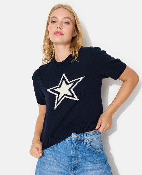 Pull manches courtes avec étoile - PIMKIE - 2