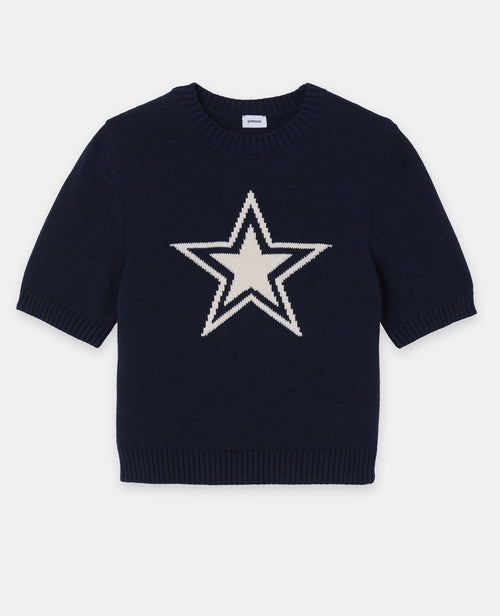 Pull manches courtes avec étoile - PIMKIE - 4