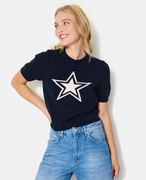 Pull manches courtes avec étoile - PIMKIE - 5
