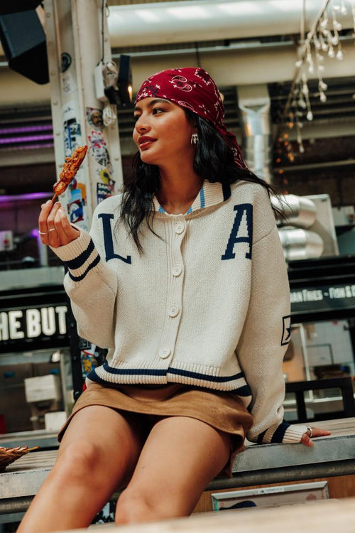 Gilet avec col motif América - PIMKIE - 1