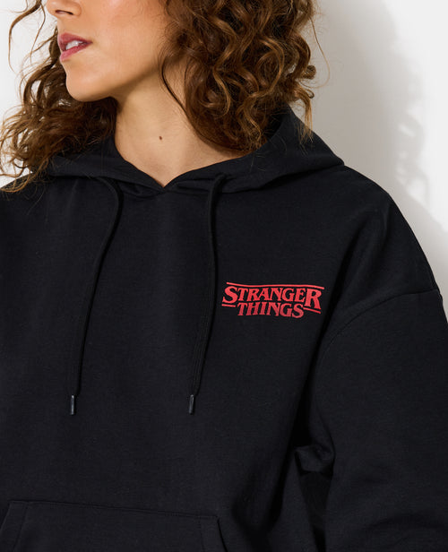 Sweat oversize STRANGER THINGS avec capuche - PIMKIE - 2