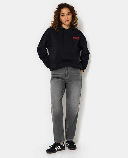 Sweat oversize STRANGER THINGS avec capuche - PIMKIE - 3