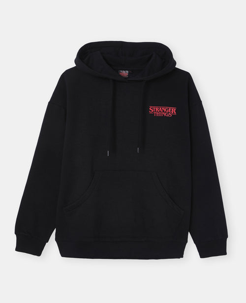 Sweat oversize STRANGER THINGS avec capuche - PIMKIE - 4