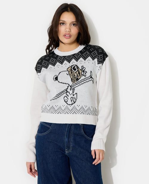 Pull jacquard SNOOPY - PIMKIE - 1