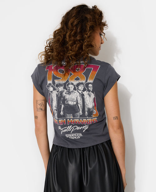 T-shirt ajusté STRANGER THINGS - PIMKIE - 1