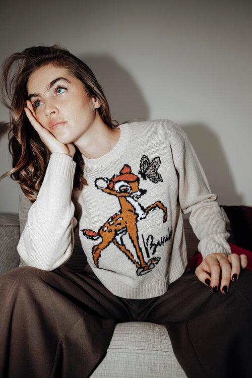 Pull jacquard BAMBI - PIMKIE - 1