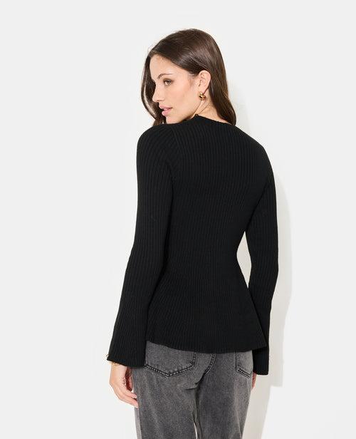 Gilet peplum avec manches flare - PIMKIE - 6