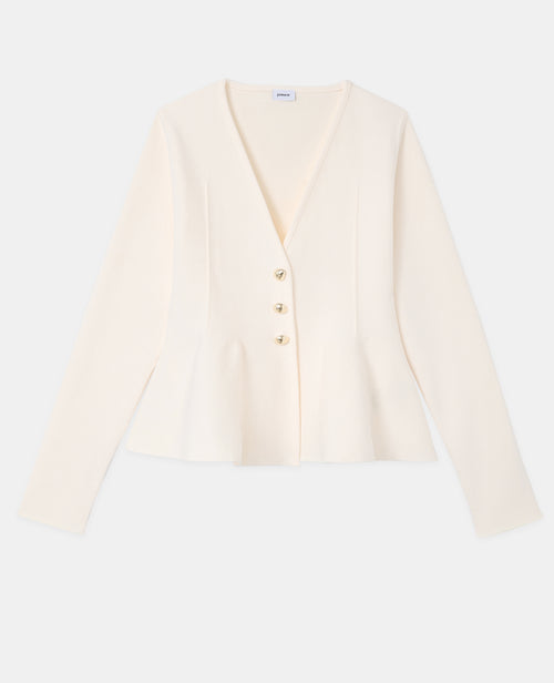 Gilet peplum avec boutons fantaisie - PIMKIE - 4