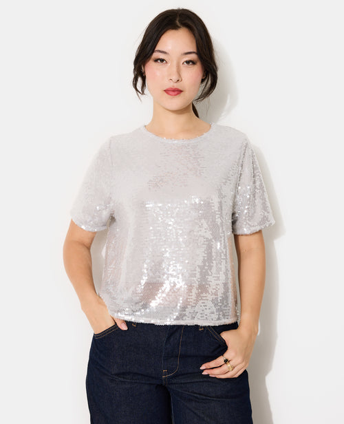 Top ample avec sequins - PIMKIE - 1
