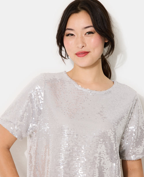 Top ample avec sequins - PIMKIE - 2