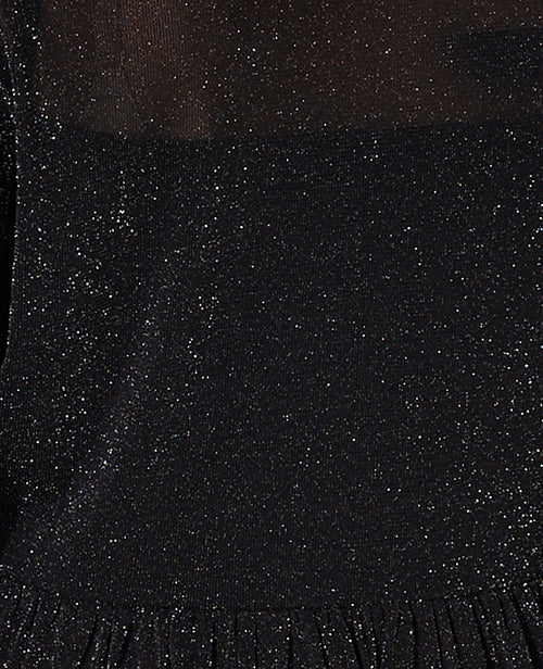 Blouse avec lurex manches ballons et nouettes - PIMKIE - 8