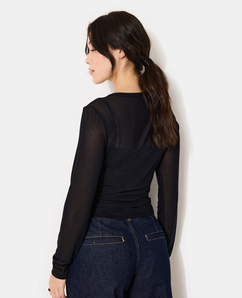 Top en résille avec perles et sequins - PIMKIE - 6