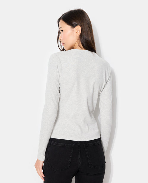 T-shirt manches longues avec dentelle - PIMKIE - 6