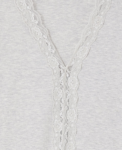 T-shirt manches longues avec dentelle - PIMKIE - 8