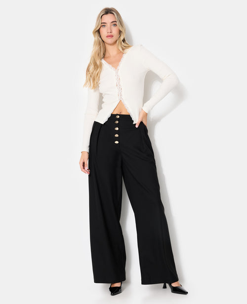 T-shirt manches longues avec dentelle - PIMKIE - 3