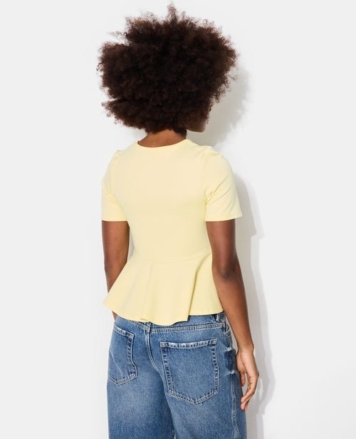 T-shirt peplum manches courtes - PIMKIE - 6