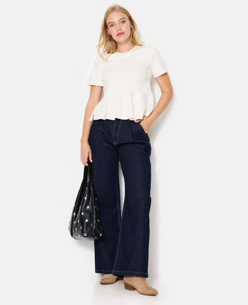 T-shirt peplum manches courtes - PIMKIE - 3