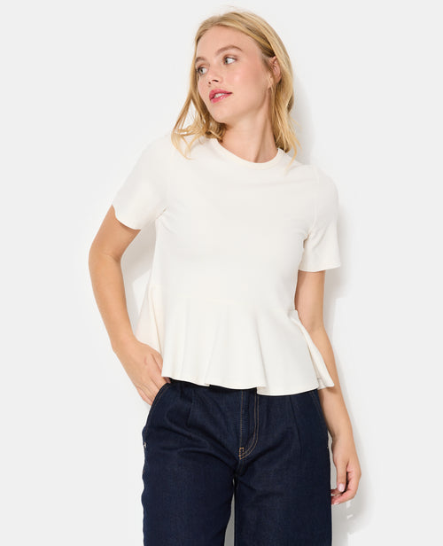 T-shirt peplum manches courtes - PIMKIE - 5