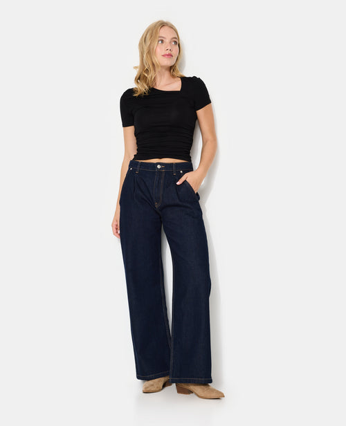 T-shirt avec encolure asymétrique et fronces - PIMKIE - 3