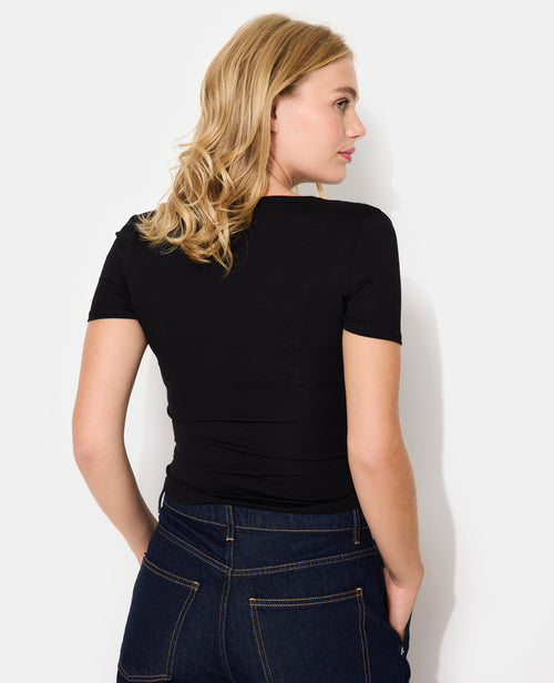 T-shirt avec encolure asymétrique et fronces - PIMKIE - 6