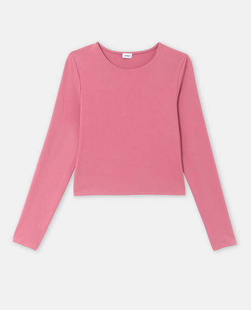 T-shirt manches longues en maille stretch - PIMKIE - 4