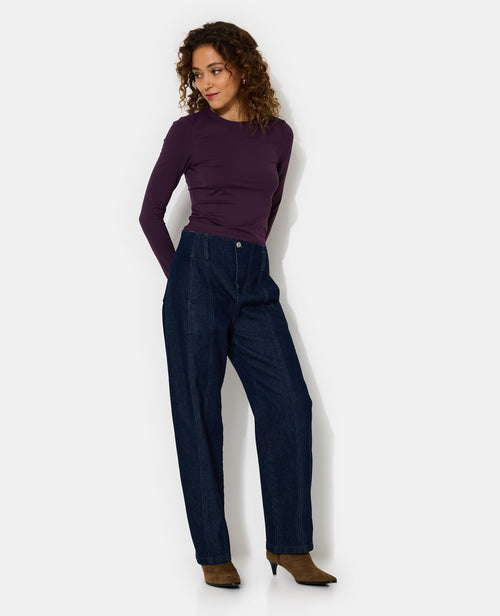 T-shirt manches longues en maille stretch - PIMKIE - 3