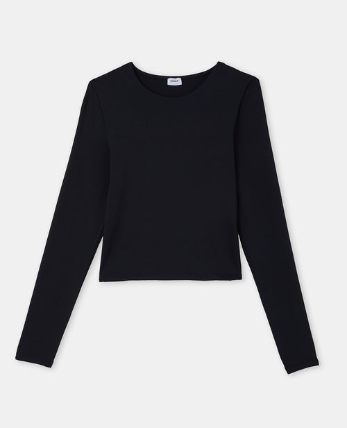 T-shirt manches longues en maille stretch - PIMKIE - 4