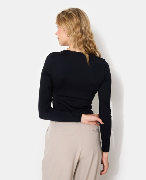 T-shirt manches longues en maille stretch - PIMKIE - 6