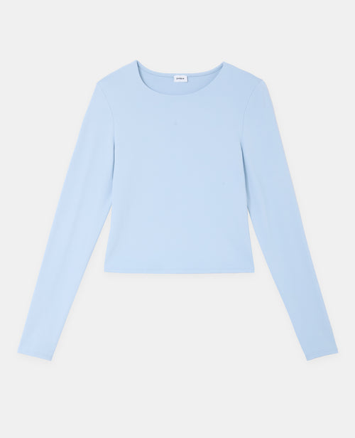 T-shirt manches longues en maille stretch - PIMKIE - 4