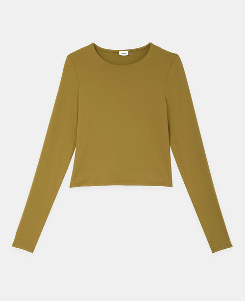 T-shirt manches longues en maille stretch - PIMKIE - 4