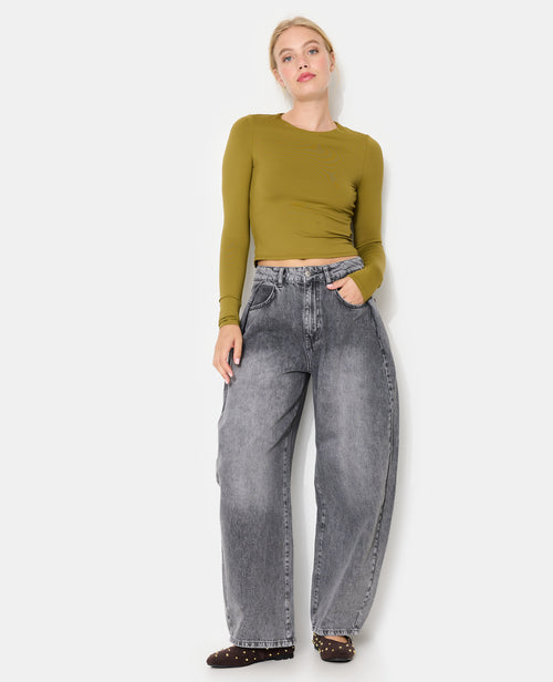 T-shirt manches longues en maille stretch - PIMKIE - 7