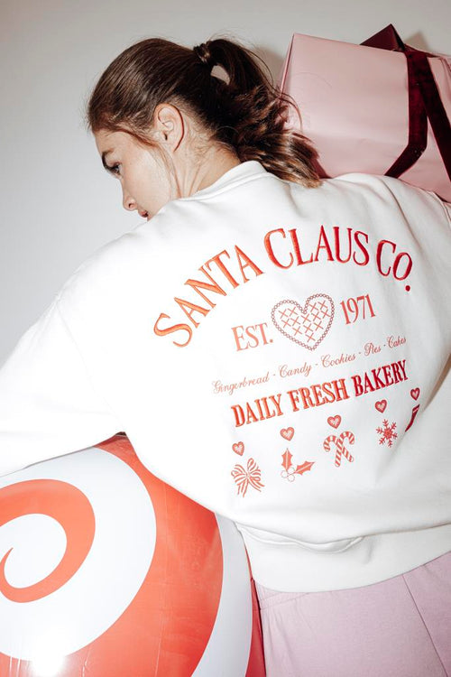 Sweat avec coeur et print Noël - PIMKIE - 1