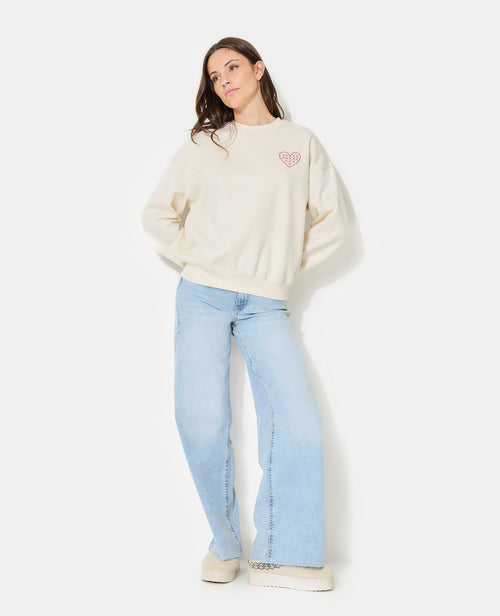 Sweat avec coeur et print Noël - PIMKIE - 8