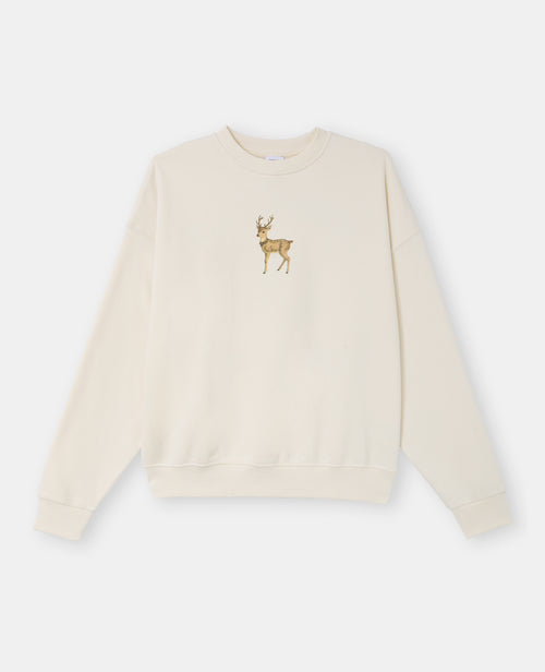 Sweat avec faon et print Noël - PIMKIE - 4
