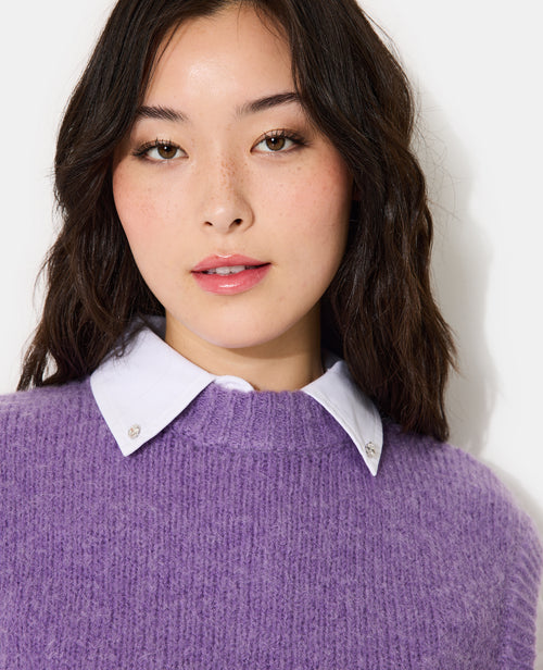 Pull sans manches avec laine et mohair - PIMKIE - 2