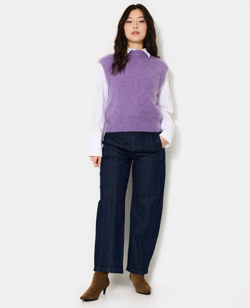 Pull sans manches premium avec laine et mohair - PIMKIE - 3