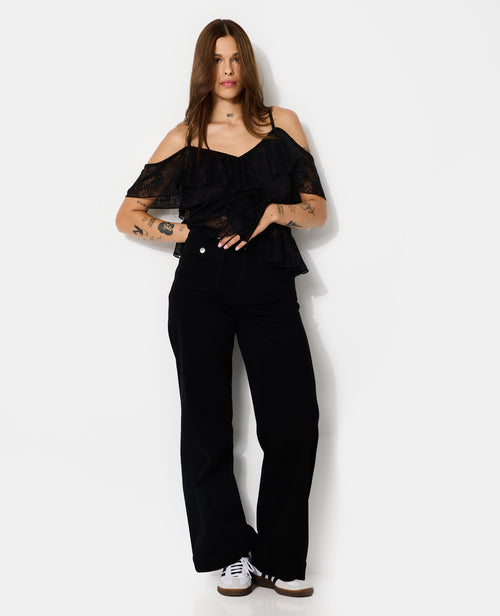 Top à bretelles en dentelle avec volants - PIMKIE - 3