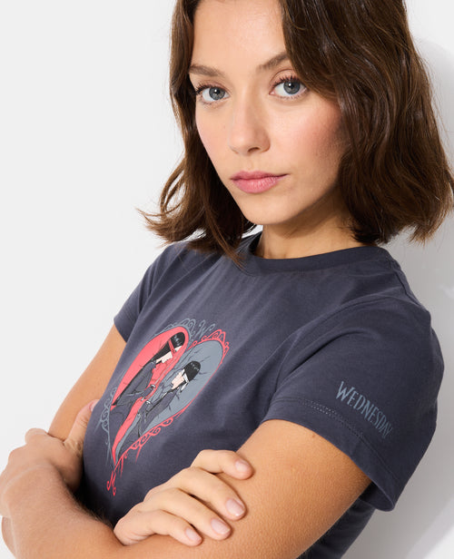 T-shirt ajusté MERCREDI - PIMKIE - 2